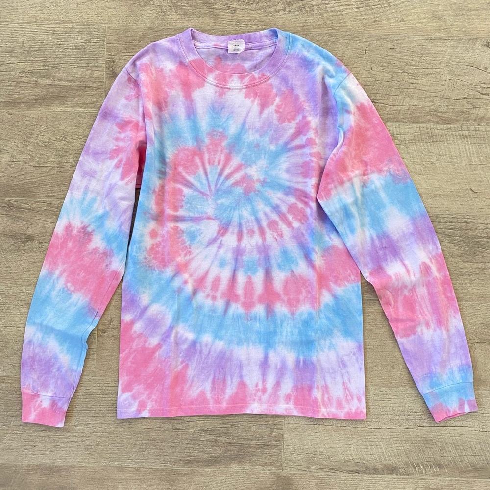 Long Sleeve Tie Dye Shirt